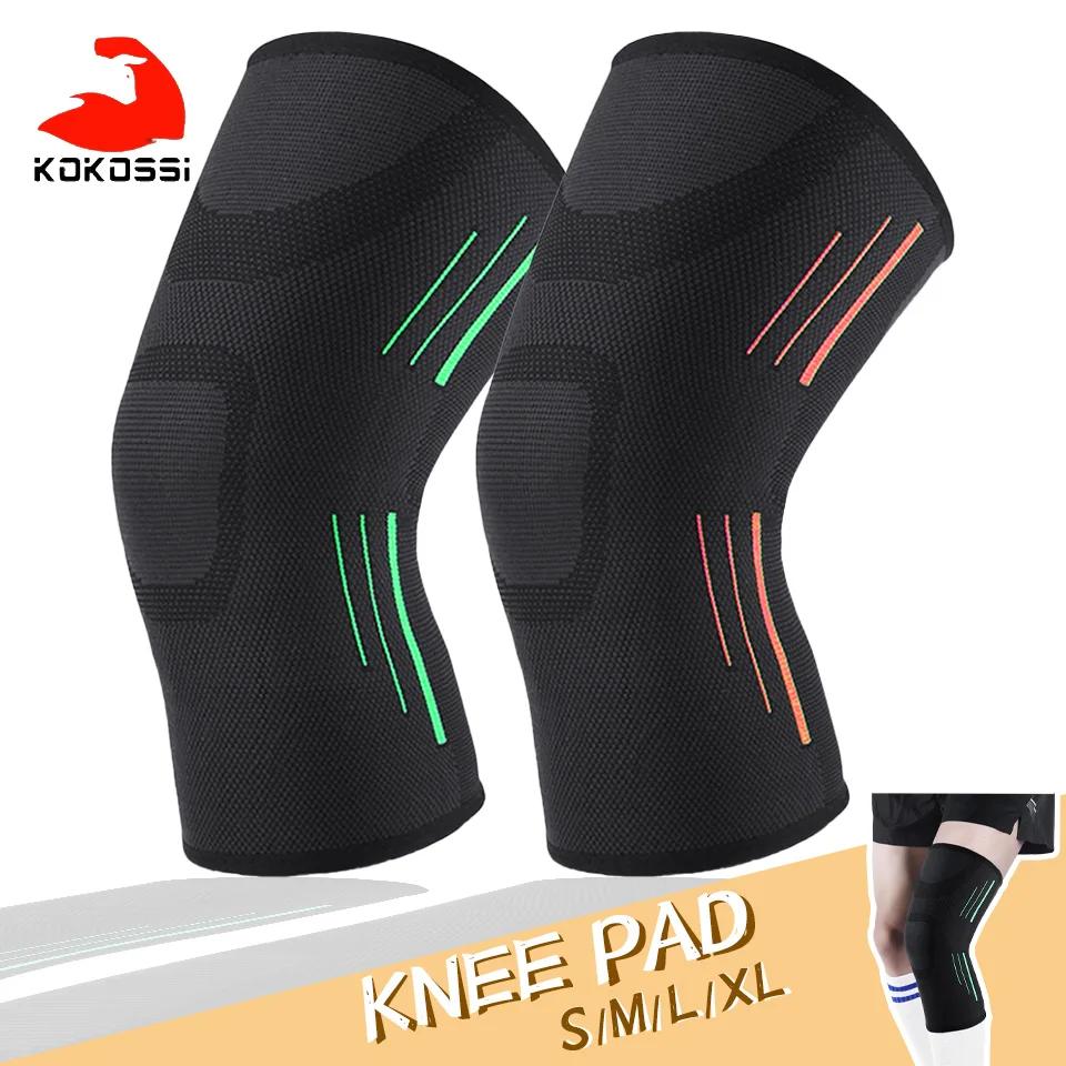 KoKossi 1PCS Lighrweight Breathable Kneepad UniRunning Sports Fitness Nylon Knee Protector Elastic Comfortable Knee